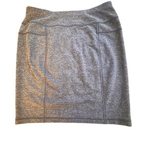 Athleta Heather Gray Pencil Skirt